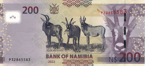 PN15d Namibia - 200 Dollars (2022)
